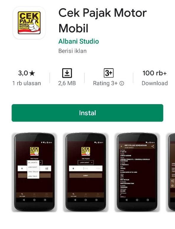 Aplikasi Cek Pajak