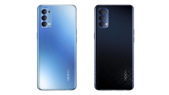 Desain HP Oppo Reno4