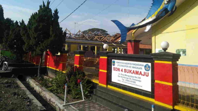 Dua Ruang Kelas SDN 4 Sukamaju Pangandaran Akhirnya Dibangun