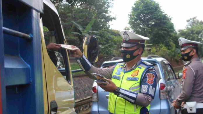 Operasi Patuh Lodaya 2020, Polres Ciamis Tindak 634 Pelanggar Lalin