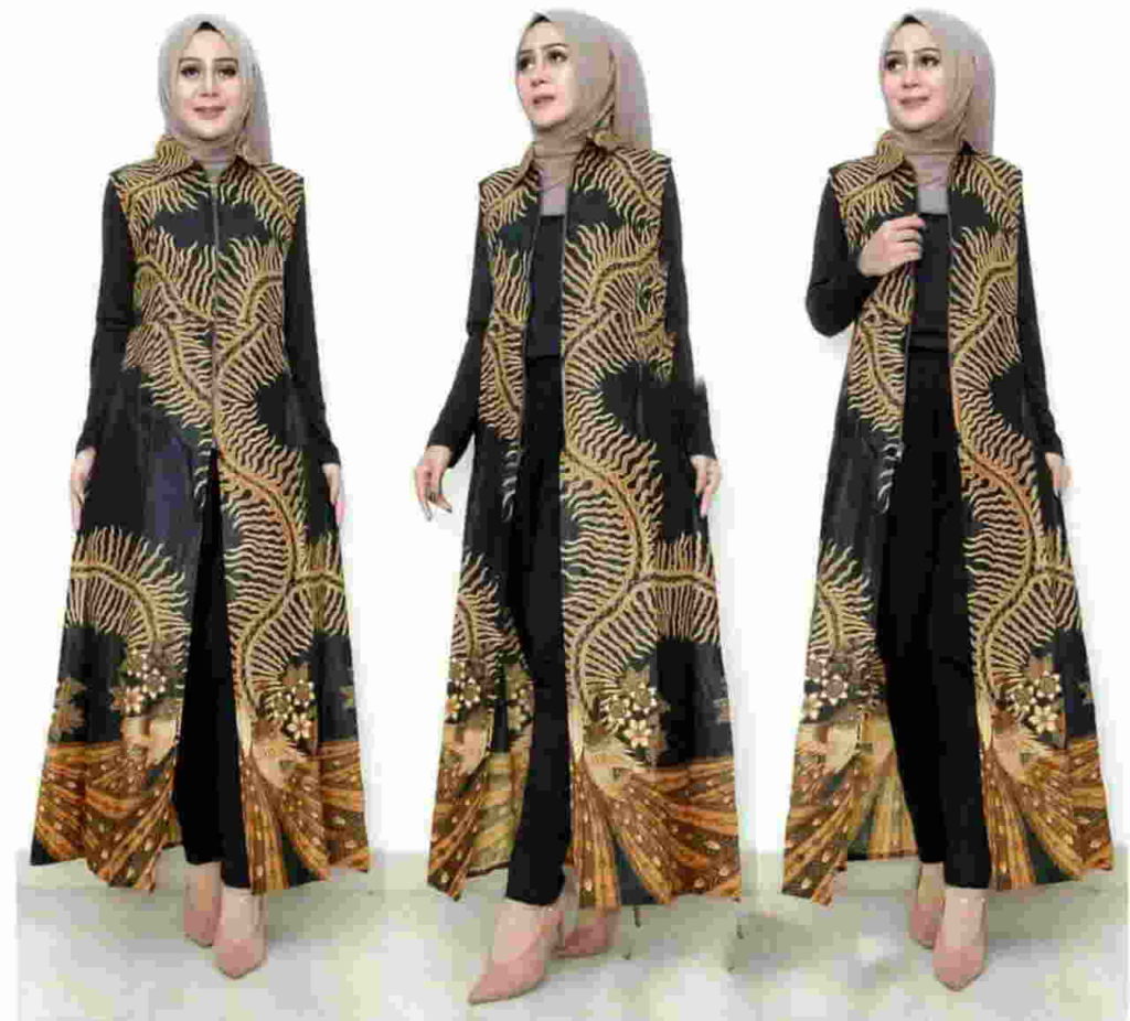 Baju batik model terbaru