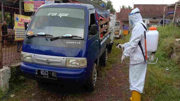 Pasar Ternak Pamarican Ciamis Terapkan Protokol Kesehatan