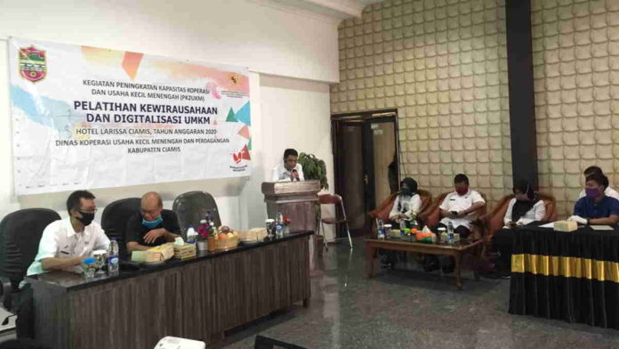 Pelaku UMKM di Ciamis Ikuti Pelatihan Kewirausahaan Digitalisasi