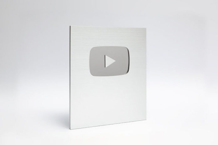 Silver Play Button