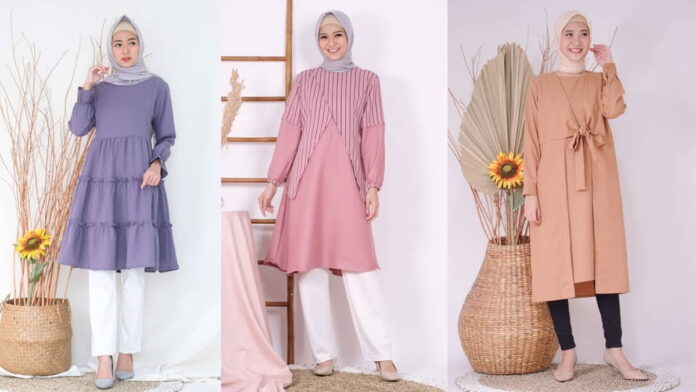 Style Tunik Hijab Kekinian