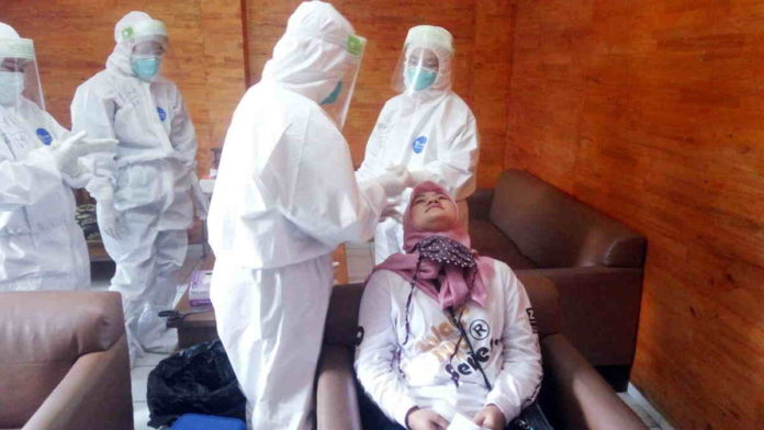 Swab Test Massal di Kota Banjar Sasar Tenaga Kerja Pabrik
