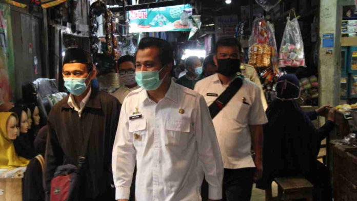 Wakil Bupati Ciamis Sosialisasikan Penerapan AKB di Pasar Panjalu