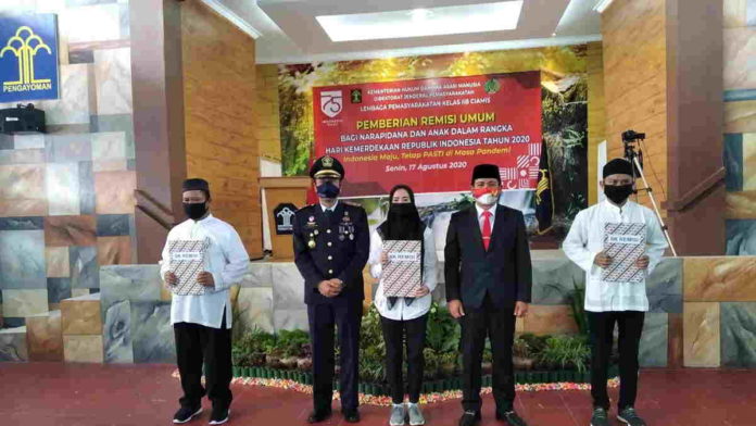 179 Narapidana di Lapas Ciamis Dapat Remisi Kemerdekaan