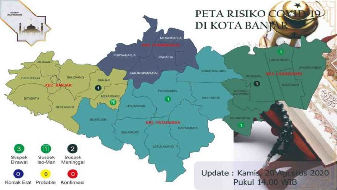 Data Corona Kota Banjar 20 Agustus