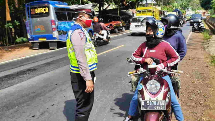 Hari ke 12 Operasi Patuh Lodaya di Ciamis, 770 Pengendara Kena Tilang