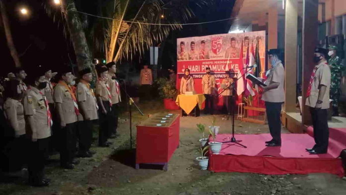 Ketua Kwarcab Ciamis Lantik Beberapa Badan Gerakan Pramuka