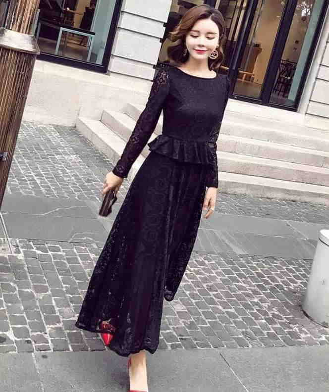 Long Dress Brokat