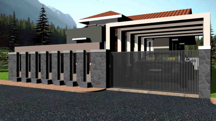 Model Rumah Pagar Minimalis dengan Berbagai Tampilan Menarik