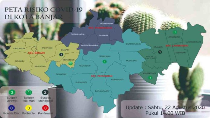 Update Corona 22 Agustus Kota Banjar