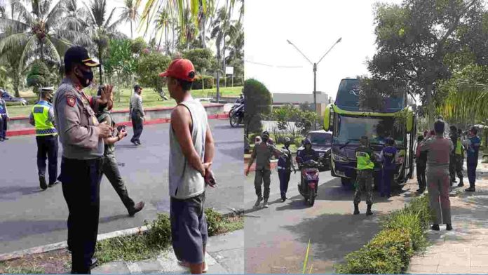 Wisatawan Pangandaran Tak Bermasker