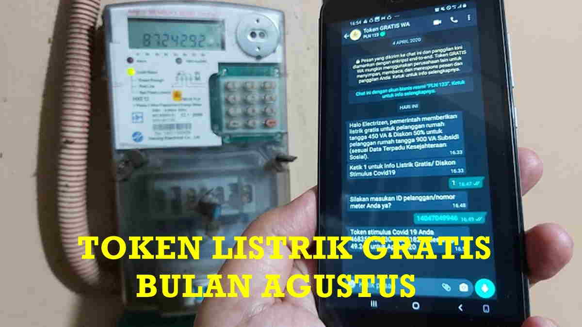 Token Listrik Gratis Agustus Begini Cara Mendapatkanya Di Www Pln Co Id