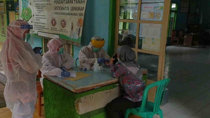 UPTD Puskesmas Sindangwangi Pangandaran Gelar Rapid Test