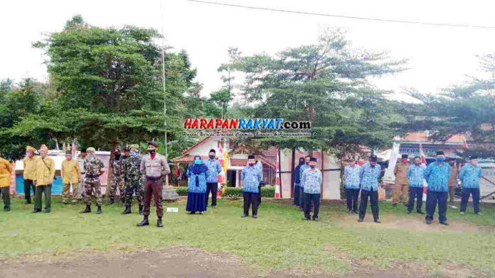 Upacara HUT RI di Langkaplancar Pangandaran