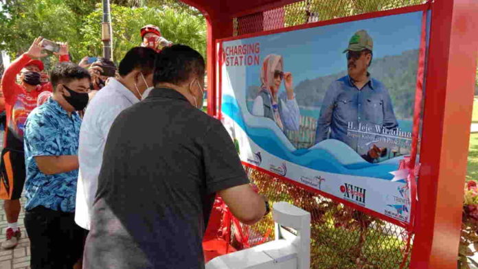 40 Charging Station Dipasang di Objek Wisata Pantai Pangandaran