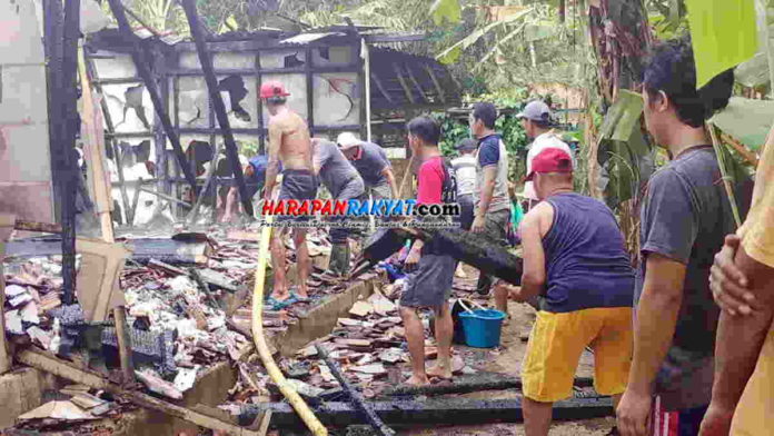 Amuk Si Jago Merah Hanguskan Rumah Warga Sukamukti Ciamis