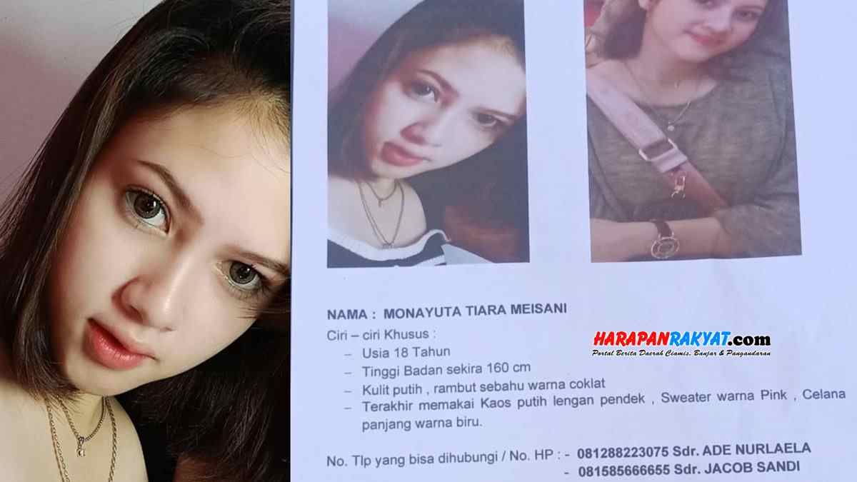 Gadis Cantik Asal Tasikmalaya Hilang Diduga Masalah Keluarga