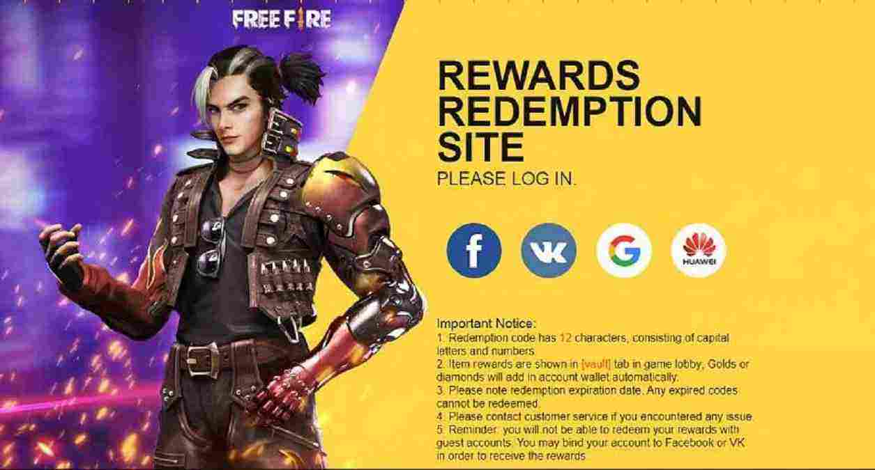 Kode Redeem Free Fire Terbaru September 2020