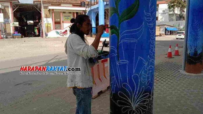 lukisan biota laut pangandaran