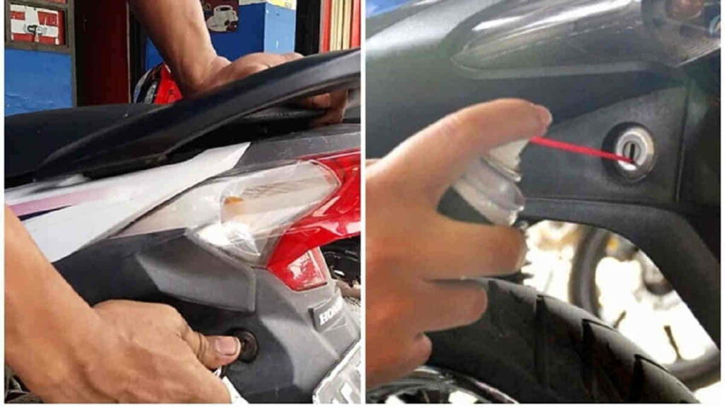 Pengunci Jok Motor Macet