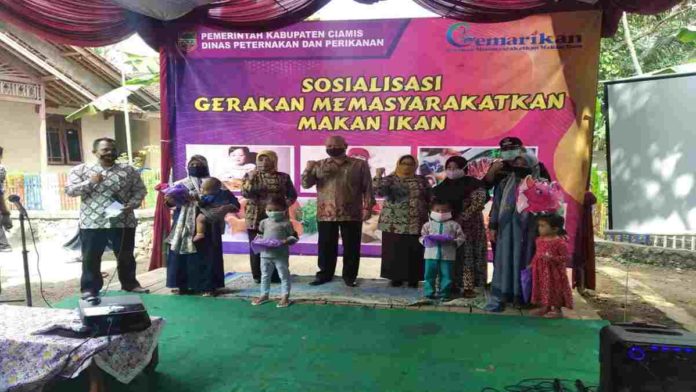 Tekan Angka Stunting, Dinas Peternakan Sosialisasi Gerakan makan Ikan