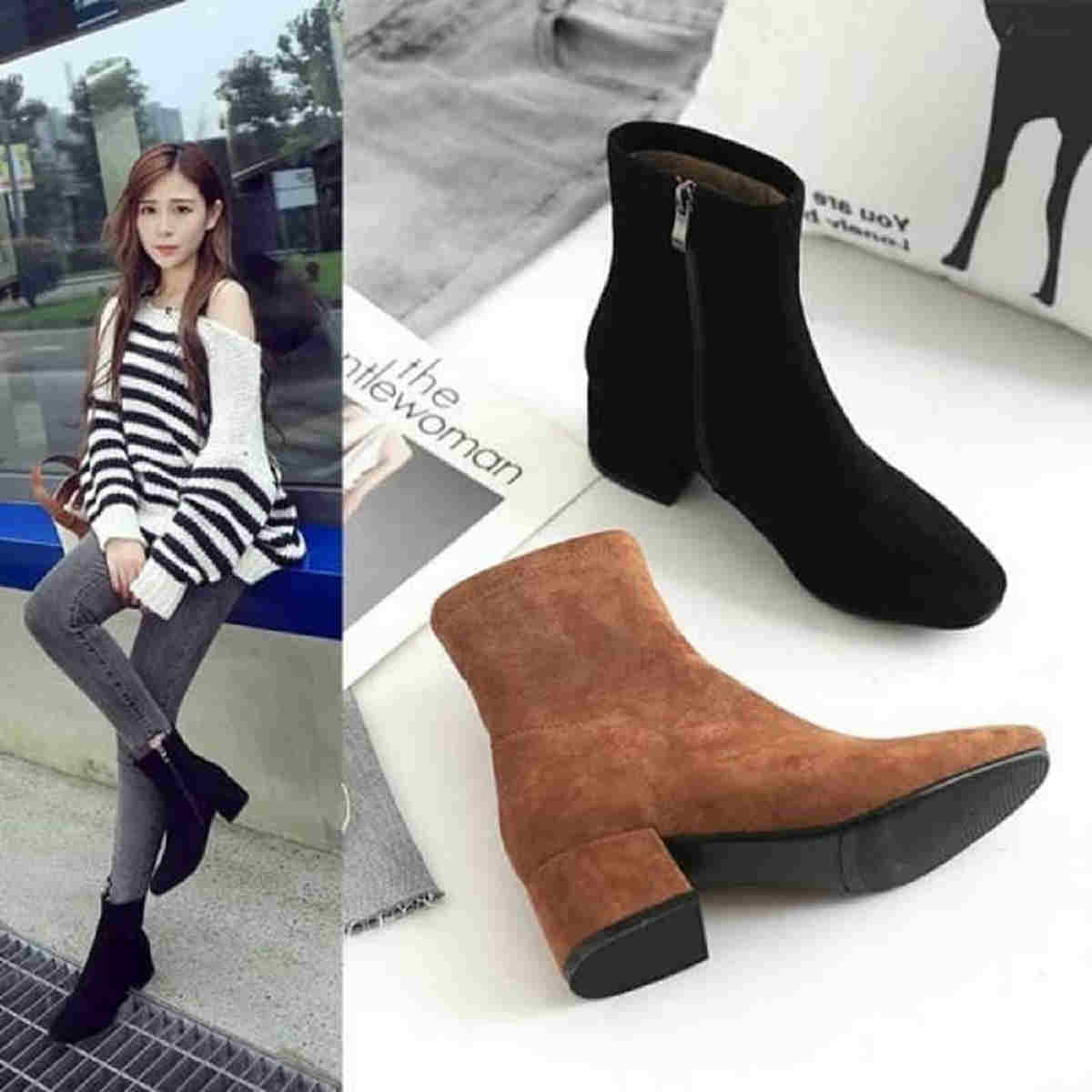 75+ Gambar Sepatu Boots Wanita HD Terbaik - Info Gambar