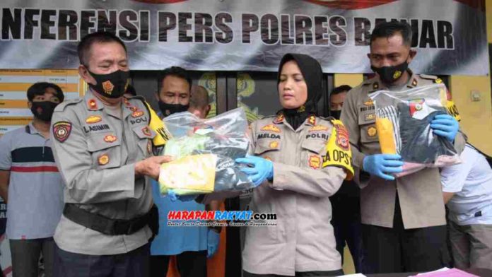 Bermodalkan iming-iming HP, tersangka WA (46), warga Kecamatan Langensari, Kota Banjar, Jawa Barat, tega mencabuli LF, perempuan yang masih berusia 16 tahun, dalam sebuah rumah kontrakan. Foto: Muhlisin/HR.