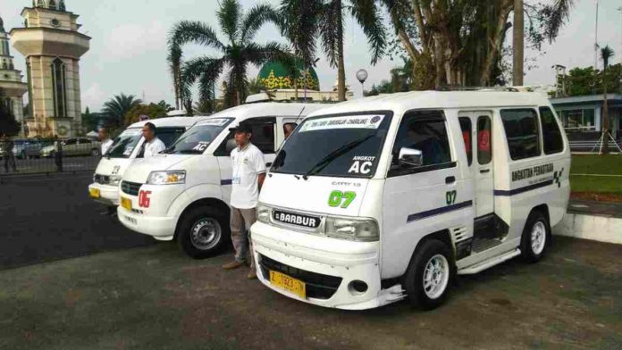 Cegah Covid-19, Sopir Angkutan dan Ojol di Ciamis Harus Taat Prokes 3M