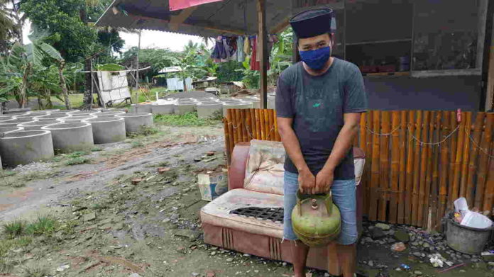 Di Banjarsari Ciamis, Harga Gas Elpiji 3 Kg Capai Rp30 Ribu