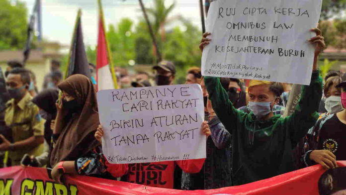 FSB Kota Banjar Minta Presiden Keluarkan Perpu Batalkan Omnibus Law