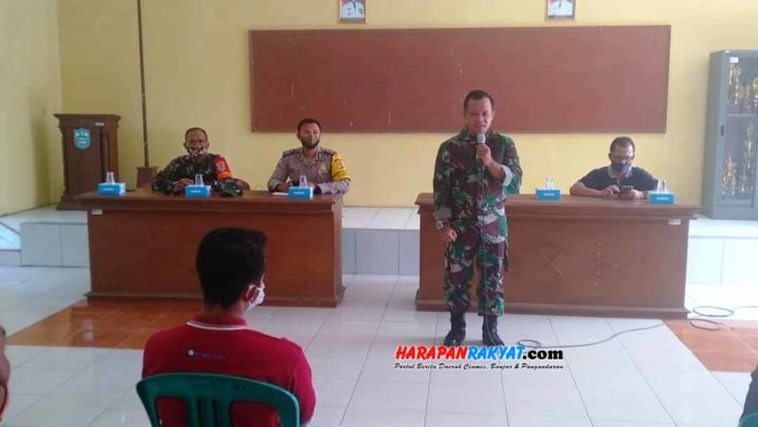Danramil 1325 Langensari Banjar; pemuda harus berkarya dan produktif. Foto: Muhlisin/HR.