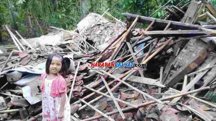 Korban Rumah Ambruk di Cicapar Ciamis Belum Dapatkan Bantuan