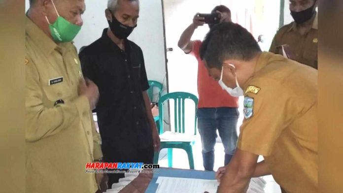 Realisasi program Pemdes Binangun, Kecamatan Pataruman, Kota Banjar, Jawa Barat, terkendala pandemi Covid-19. Foto: Abduloh Mucklis/HR.