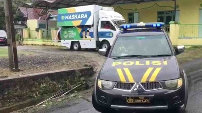 Pemdes Cieurih Ciamis Konvoi ke Pelosok Sosialisasikan Protokol 3M