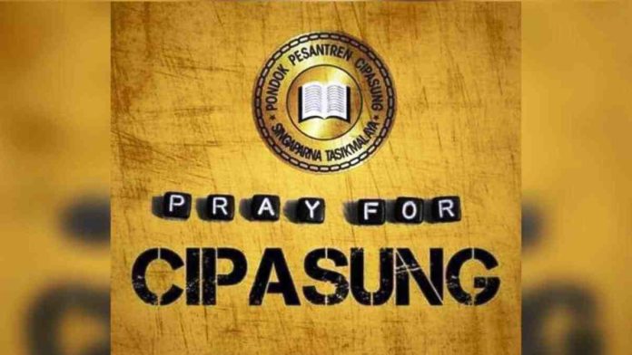 Pray for Cipasung Tasikmalaya, permohonan do’a Ketua Relawan Covid-19 Cipasung. Foto: Istimewa.