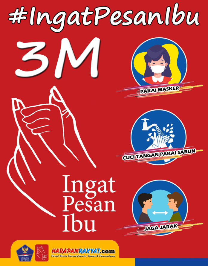 #ingatpesanibu Tentang 3M untuk Cegah Covid-19