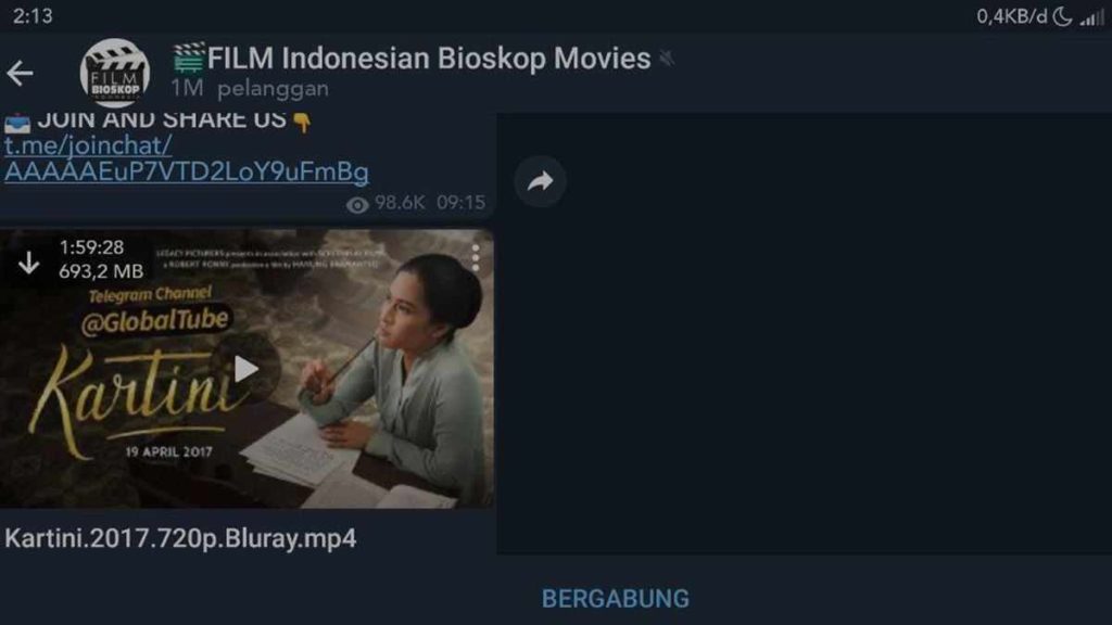 Cara Nonton Film di Telegram, Gratis dan Tanpa Iklan