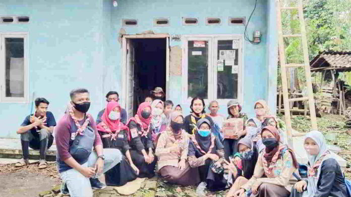 Bakso Sehati DKC Pramuka Kota Banjar Bantu Korban Puting Beliung