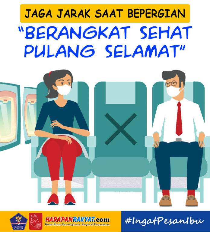 Jaga Jarak Saat Bepergian ke Tempat Kerja