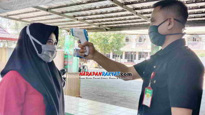 Masuk ke Toserba Pajajaran Kota Banjar Wajib Pakai Masker