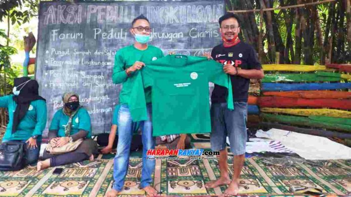 Meminimalisir banjir saat hujan, FPL Ciamis ajak warga peduli lingkungan. Foto: Ferry Ramdani/HR.