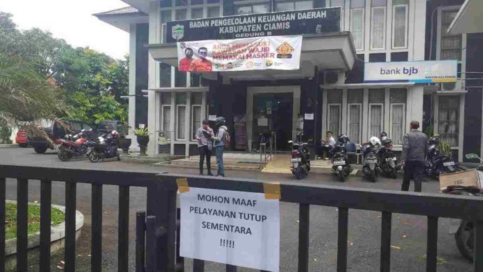 Pegawai Positif Covid-19, Dua Intansi di Ciamis Tutup Sementara