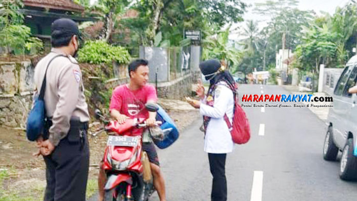 Pemdes Ciakar Ciamis Terus Sosialisasi Pencegahan Covid-19