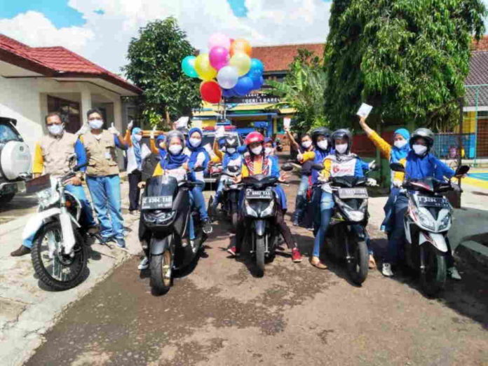Puskesmas Baregbeg Ciamis Bagikan Masker