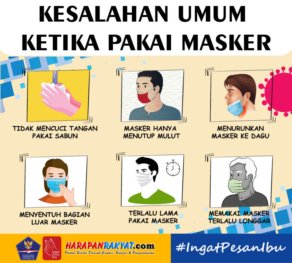 Kesalahan Umum Saat Pakai Masker