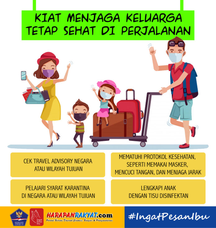 Kiat Menjaga Keluarga Tetap Sehat di Perjalanan